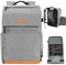 K&F Concept 22L Kamerarucksack für Fotografen, große Kapazität, Kamerataschen mit Regenschutz, 15,6-Zoll-Laptopfach für Kamera-Drohnentaschen
