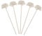 HOMSFOU 5 STK Rosenblüten-Rattan-Schilf Duftrohr-diffusor Blumen-Rattan-Schilf Reed Diffuser Öl Nachfüllen Duftstäbchen Diffusorstangen Für Ätherische Öle Stöcke Bambus Parfümstift Luft