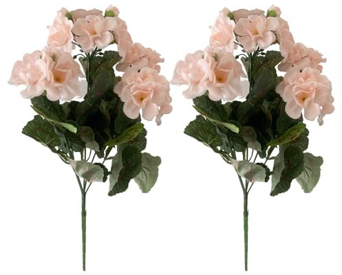 Fairnull Künstliche Begonien mit Stiel, künstliche Begonien, Kunstseide, künstliche Begonien, nicht welkend, realistische rote Blume für Hochzeit, Foto-Requisiten, Heimdekoration, kein Gießen,