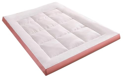 Milageto Futon-Matratze, Tatami-Matte mit 4 Eckgurten, weiche, atmungsaktive Bodenmatratze, Schlafunterlage für Studentenwohnheime im Haushalt, 90cmx200cm