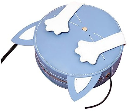 Gogogmee 1 Satz kleine tasche DIY material gewebte Handtasche Leder-Kit handarbeitstasche handtaschenset alle Kätzchen Spielzeug Strickset für Ledertaschen Taschenstrickpaket selber machen