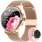 BKOHJAJI Smartwatch Donna IP68 con Schermo AMOLED 1,43/Chiamata Bluetooth Orologio Smartwatch, 120+ Sport/Frequenza Cardiaca/SpO2/Pressione Sanguigna/Sleep Smart Watch Donna Rotondo per Android iOS