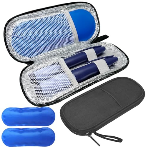 Borsa Termica per Insulina da Viaggio - Porta Medicinali Portatile per Diabetici - Fresca e Termica