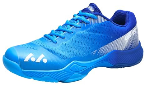 Viaoragiosa Tischtennis Schuhe Herren,Badminton Schuhe rutschfest Hallenschuhe,Atmungsaktiv Badminton Schu,Mehr Komfort Und Sicheren Halt/Unisex FüR Tischtennis Pickleball Volleyball Racketball