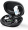 EUQQ Open Ear Bluetooth 5.4 Auricolari, Cuffie Senza Fili Sopra L'orecchio Sport Auricolari per il Fitness di Corsa, 50 Ore di Riproduzione con Cassa di Ricarica Display a LED, IPX7 impermeabile, Nero