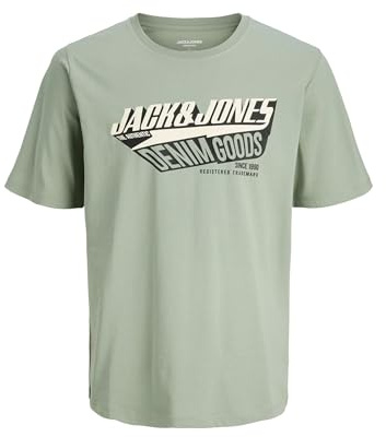 JACK & JONES Jjelogo Tee Ss Oneck 2 Col Aw25 Noos Pls - Plus Size