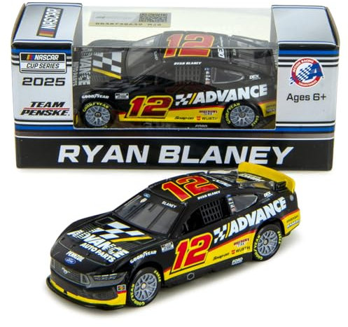Ryan Blaney 2025 Advance Auto Parts 1:64 Nascar Diecast – Foliennummer Druckguss