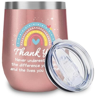 Thank You Gift - Thank You Tumbler, Travel Mug - Christmas, Birthday, Thank You Gift for Women - 12oz Stainless Steel Tumbler