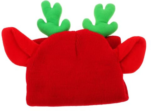 CLISPEED Funda Protectora para Casco De Motocicleta Cómoda y Transpirable Diseño De De Reno para Ciclismo Invierno