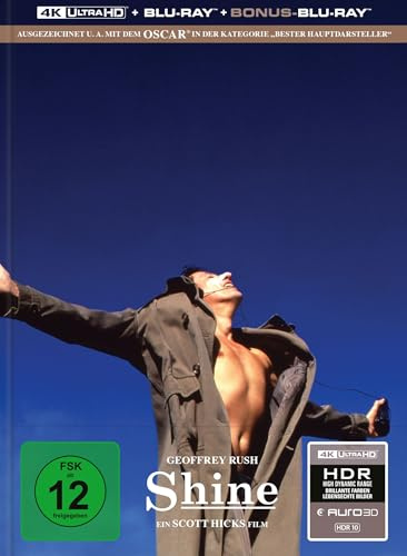 Shine - Der Weg ins Licht - Limitiertes Mediabook (4K Ultra HD Bonus