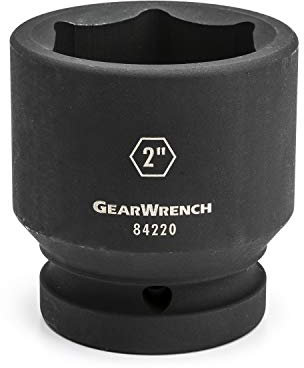 GEARWRENCH 1 Drive 6 Pt. Standard Impact Socket, 2-9/16 - 84229