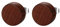 JewelryWe Schmuck Herren Damen Ohrstecker, Edelstahl Holz Runde Ohrringe Piercing Geschenk für Männer Frauen, Braun, 12mm