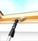 Classic Roof Blinds Jalousie Teleskop-Fensterstangenöffner für Dachfenster und Jalousien (1,1–2,0 m) - Silber, Kunststoff, Druckknopf-Verriegelungsmechanismus