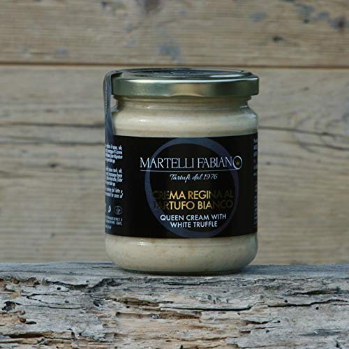 Salsa al Tartufo Bianco Pregiato - Crema Regina al Tartufo Bianco 180g - Formaggi e Tartufo Bianco Pregiato - Martelli Fabiano Tartufi