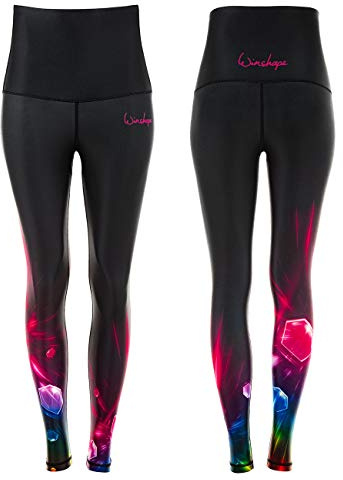 WINSHAPE Damen Leggings Functional Power Shape Tights High Waist Hwl102, Cosmic, Winshape Slim Style