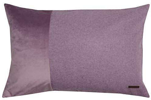 ESPRIT Deko Kissen Harp • 2er Set Kissenbezug 38x58 lila • Deko Wohnzimmer • ohne Füllung • 100% Polyester