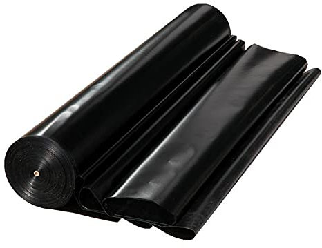 GEREP Teichfolien Zuschnitt, Witterungsbeständig, Schwimmteich Folie Gartenteich Teichplane, für Teichbau, Garten- und Teichzubehör/Schwarz / 1.5×100m