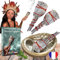 Sauge Blanche Purification - 3 Bâtons de Sauge À Brûler + Coquille d'Ormeau + Ebook Pratique (PDF) – pour Purifier Les Énergies Négatives et Esprits