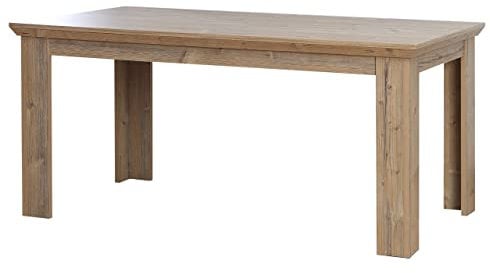 Newroom Esstisch Bramberg Fichte Ausziehbar Modern - 160x75x90 cm (BxHxT) - Tisch Esszimmertisch Küchentisch - [Tasha.six] Esszimmer Küche Wohnzimmer Wohnstube