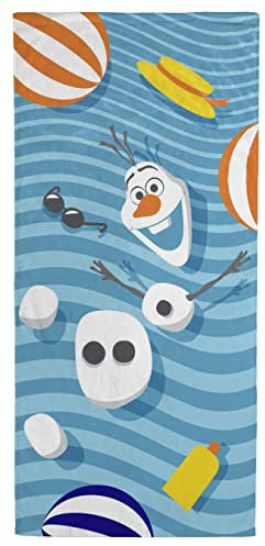 Jay Franco Disney Frozen Verrückt nach Sommer 71cm x 147cm Strandtuch aus 100% Baumwollfrottee