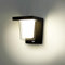 FLORNIA Aussenleuchte mit Bewegungsmelder LED Außenlampe Außenbeleuchtung Dunkelgrau Aussenwandleuchten Außen wetterfest Türleuchte für Garten 220-240V 4000K 13.5W IP44