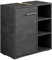 Badezimmer Badmöbel Neptunes 60cm Dunkle grau - Unterschrank Badmöbelset Badschrank Schrank Waschbeckenunterschrank