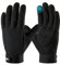 COOLJOB Touchscreen-Gartenhandschuhe, durchstichsichere Arbeitshandschuhe für Rosenschnitt, Gepolsterte Rosenhandschuhe aus Kunstleder mit Klettverschluss, Schwarz (1 Paar, XL)