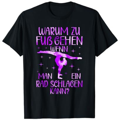 Kunstturnen Gymnastik Mädchen Turnen Geräteturnen T-Shirt