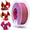 ZIRO Matt 3-in-1 Regenbogen PLA Filament 1.75mm, Matte Multicolor 3D Drucker Filament, Passen die Meisten FDM Drucker, 1KG/2.2lb Spule, Nachglühen