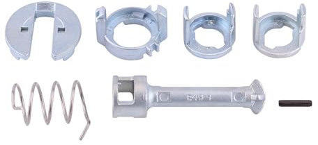 Haosie Kit de reparación de cerradura de puerta de coche, kit de reparación de cilindro de cerradura de puerta delantera izquierda y derecha compatible con E46 Serie 3 1998-2005