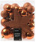 Weihnachtskugeln Kunststoff mit Christbaumstern 33er Set - bruchsichere Christbaumkugeln Weihnachtsbaumkugeln und Christbaumspitze - Christbaumschmuck & Weihnachtsbaumschmuck - Warm Orange
