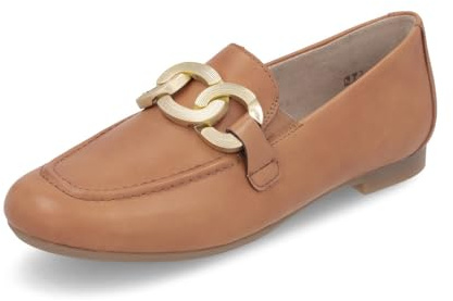 Remonte Damen Slipper D0K09, Frauen Slip On,lose Einlage,Schlupfschuhe,schluepfschuhe,College Schuhe,Businessschuhe,Anzugschuhe,Office,braun (22),38 EU