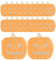Halloween-Cocktail-Servietten, Halloween-Abendessenservietten – Papierservietten aus Seidenpapier, bedruckt mit dekorativem | Papierservietten für Partys, weiche Süßigkeiten-Serviette O