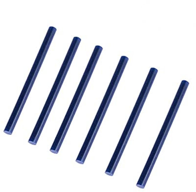 Tofficu 16pièce Bâtons De Colle Chaude Thermofusible Colorés Haute Viscosité Séchage Rapide Multi-usages Pour Bois Tissu Bricolage Et Réparation Couleur Bleu Marine