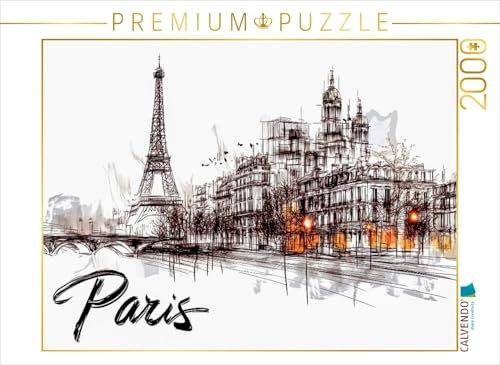 CALVENDO Puzzle Paris | 2000 Teile Lege-Größe 90 x 67 cm Foto-Puzzle für glückliche Stunden