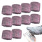 10 Stück Seifenpads aus Stahlwolle, Jex-Stempel mit Seife, Seifenpads aus Stahlwolle, Vorseifen aus Stahlwolle, Reinigungsschwämme für den Haushalt, um Schmutz zu entfernen