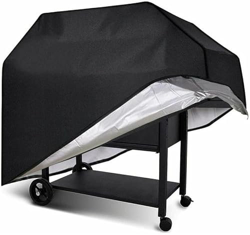Housse Barbecue barbecook rectangulaire L-170 61 117CM Bâche de Protection BBQ Résistante 210D Oxford Couverture de Grill Imperméable Antipoussière Anti-UV Anti-vieillissement
