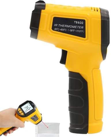Digital Infrared Thermometers - Real-Time Infrared Thermometers,Real-Time Gauge High Precision Rapid Response for Equipment Maintenance Monitoring Home Production