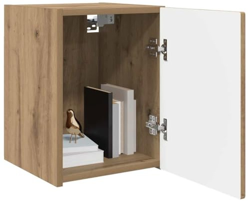 vidaXL TV-Wandschrank 2 pcs Kunsthandwerk Eiche 30 x 31 x 40 cm, Moderner Wohnraum, platzsparende Möbel, Wandregal, zeitgemäßer TV-Ständer, minimalistischer Mediamöbel