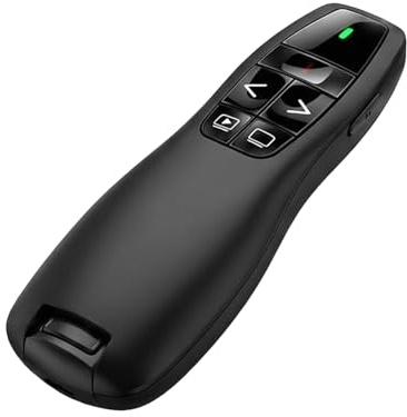 Presentation Clicker Pointer, Presentation Clickers, Clicker for PowerPoint, 328FT Wireless Presenter Remote PPT PowerPoint Clickers, 2.4GHz Presentationn Pointer Slide Advancer for Mac, Laptop