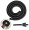 YIXISI Cord Protector Split Wire Loom Braided Cable Sleeve, 10ft - 1/2 inchCord Protector Wire Loom Tubing Cable Sleeve Split Sleeving for Television, Computer Cables, Prevent Pet from Chewing Cords