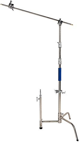 Savage 102cm Stainless Steel C-Stand with Grip Arm Kit, Stainless Steel Construction, Photography Accessories