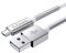 EVOMIND Micro USB Cable 2M Fast Charge and Data Sync compatible with Samsung Galaxy S7/6/ A10/ J, PS4/Xbox One Controller, and other MicroUSB Devices - 2M White