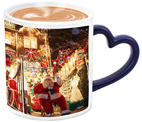 Millya UK Custom Photo Coffee Mug Cup DIY Personalized Heat Sensitive Color Changing Ceramic Cup