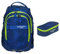 2 Teile Set Elephant Schulrucksack Hero Signature Rucksack Jungen Mädchen 12770 inkl. Mäppchen Box (Cyber Camo NEON)