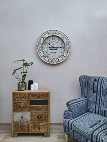 DARO DEKO Wand-Uhr Kensington Station London Ø 76 cm