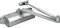 Union CE3F Size 3 Replacement Door Closer - Silver Finish