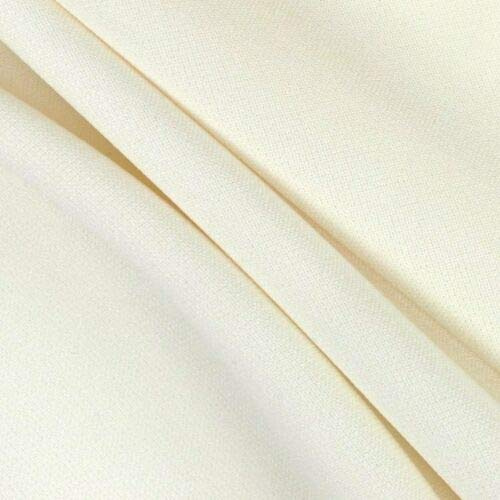 147,3 cm breit, Elfenbeinfarben, Scuba-Stoff, Jersey, Stretch, Polyester, Kleid, Spandex, Meterware