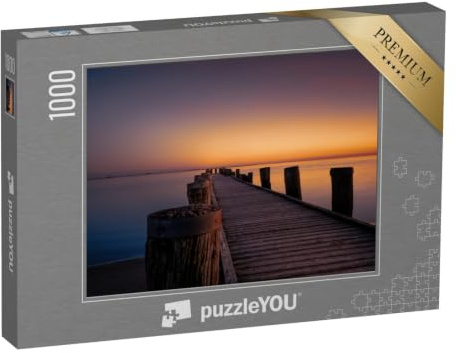 puzzleYOU: Puzzle 1000 Teile „Sonnenuntergang bei Föhr, Nordsee, Deutschland“ – aus der Puzzle-Kollektion Insel Föhr