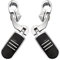 Hokuotolite Repose-pieds inclinés courts réglables pour autoroute, 3,2 cm, pour Harley Davidson Touring Electra Road Glide Road King Street Glide Softail Sportster